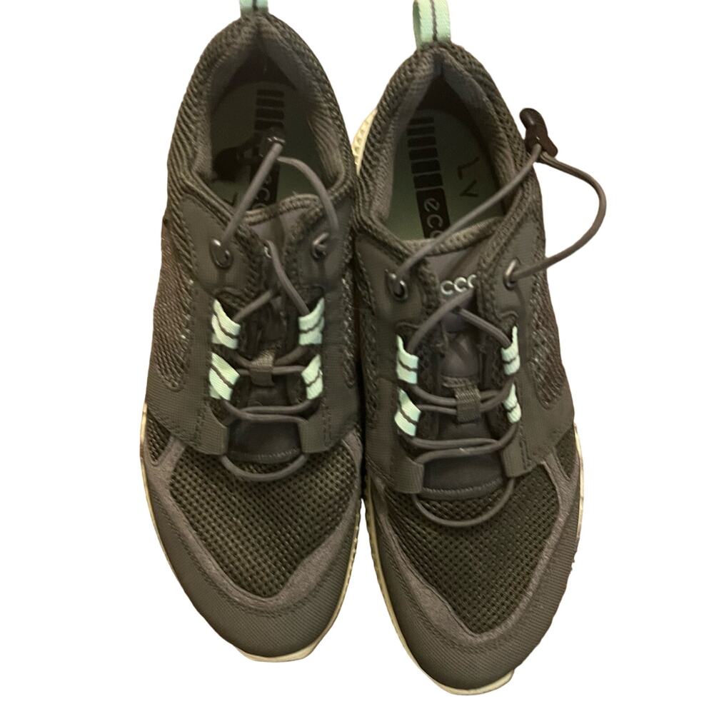 Ecco Gray Teal Water‎ Shoes Sneaker Mesh With closed Toe Women’s 5